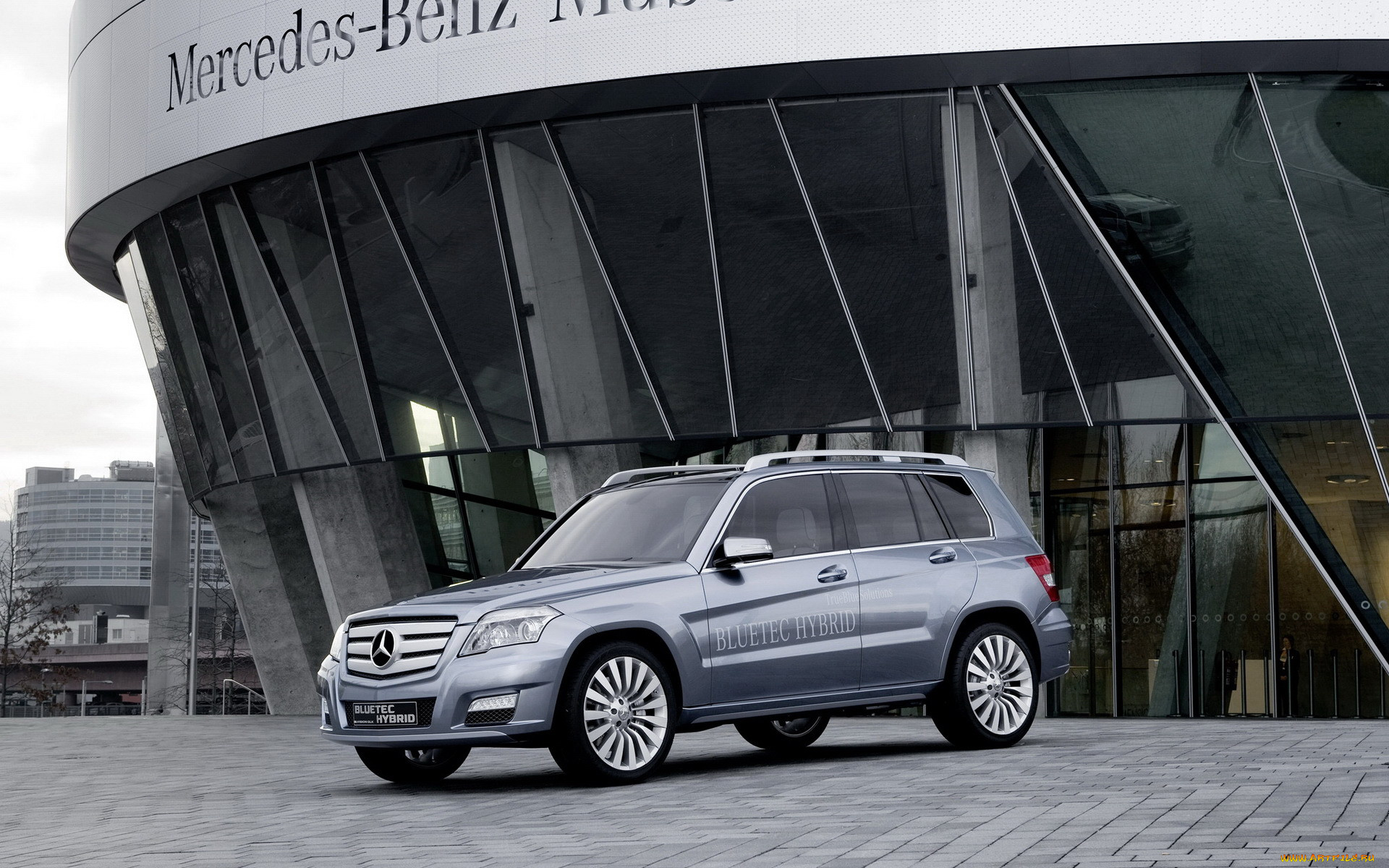 mercedes, benz, vision, glk, bluetec, hybrid, concept, 